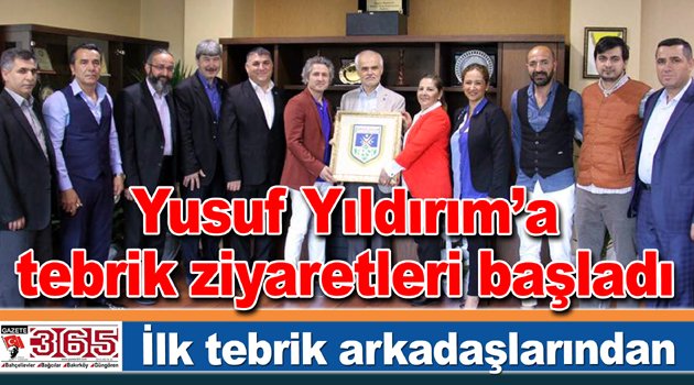 Yusuf Yıldırım’a tebrik ziyaretleri başladı