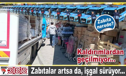 Vatandaş, zabıtayı göreve çağırıyor...