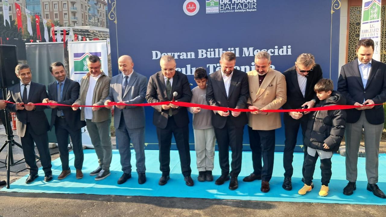 Devran Bülbül mescidi ibadete açıldı