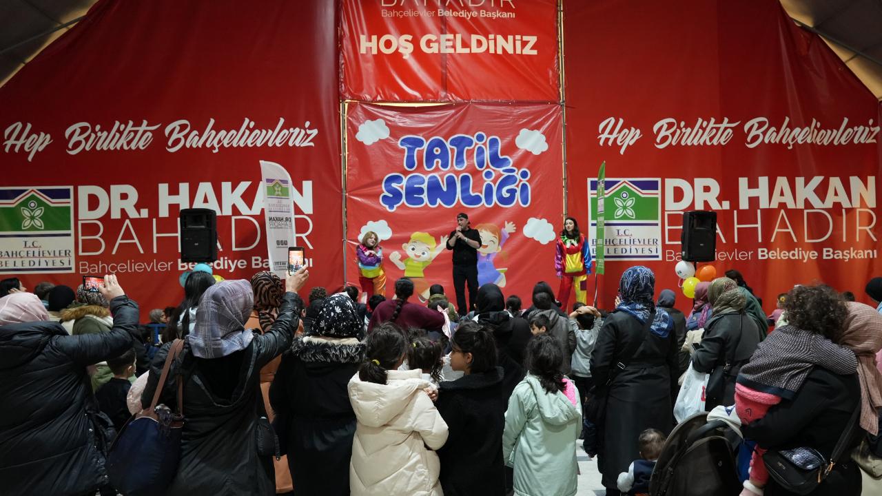 Bahçelievler’de yarı yıl tatili çocuklar için şenliğe dönüştü