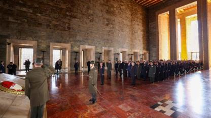 OYAK’tan 65’inci Yılda Anıtkabir’e Anlamlı Ziyaret