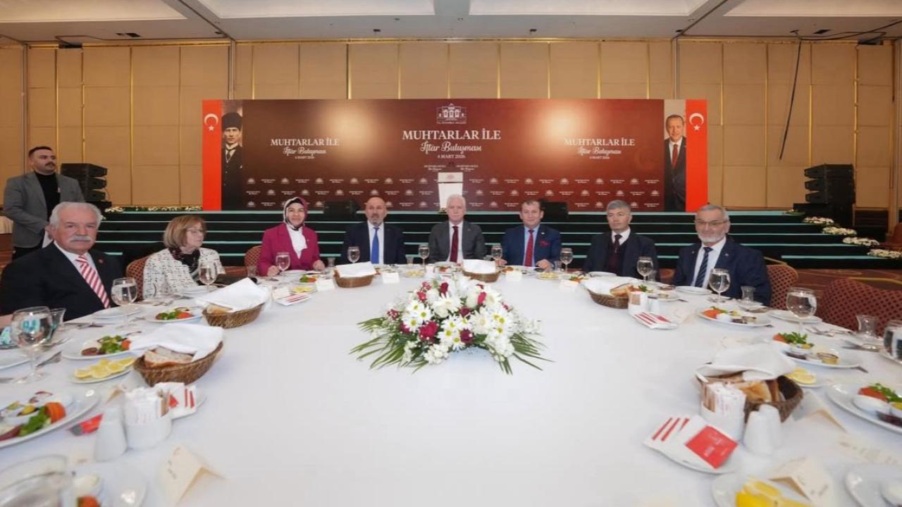 Vali Davut Gül Muhtarlarla İftarda Buluştu, Hizmet Müjdesi