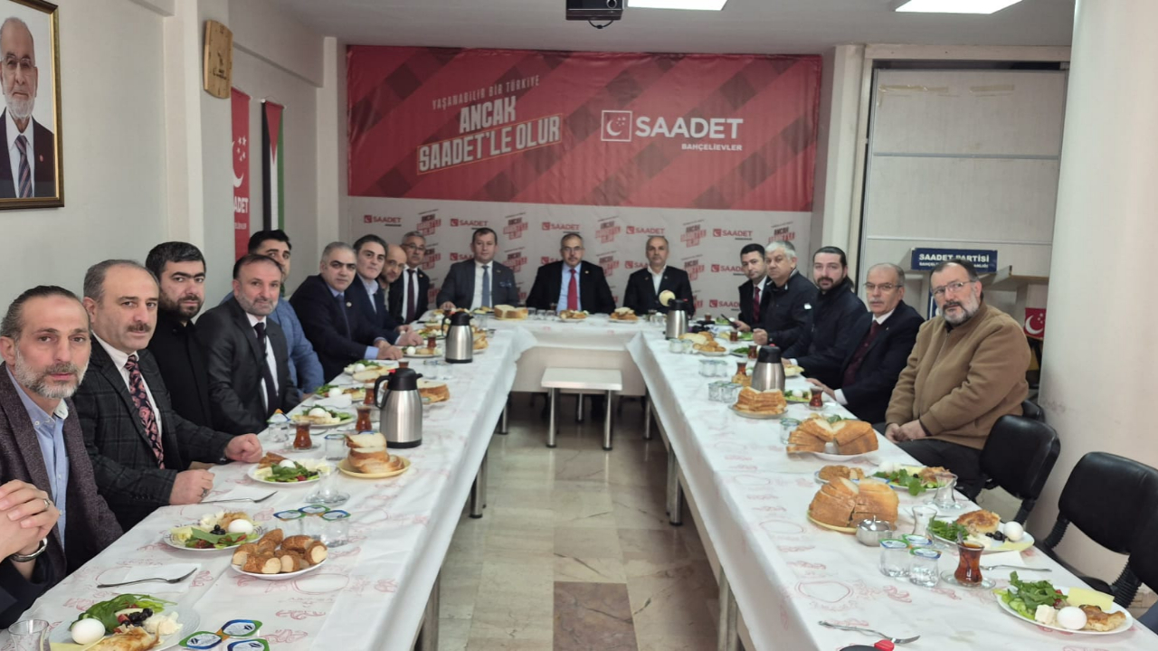 Bahçelievler Saadet Partisinden siyaset istişaresi