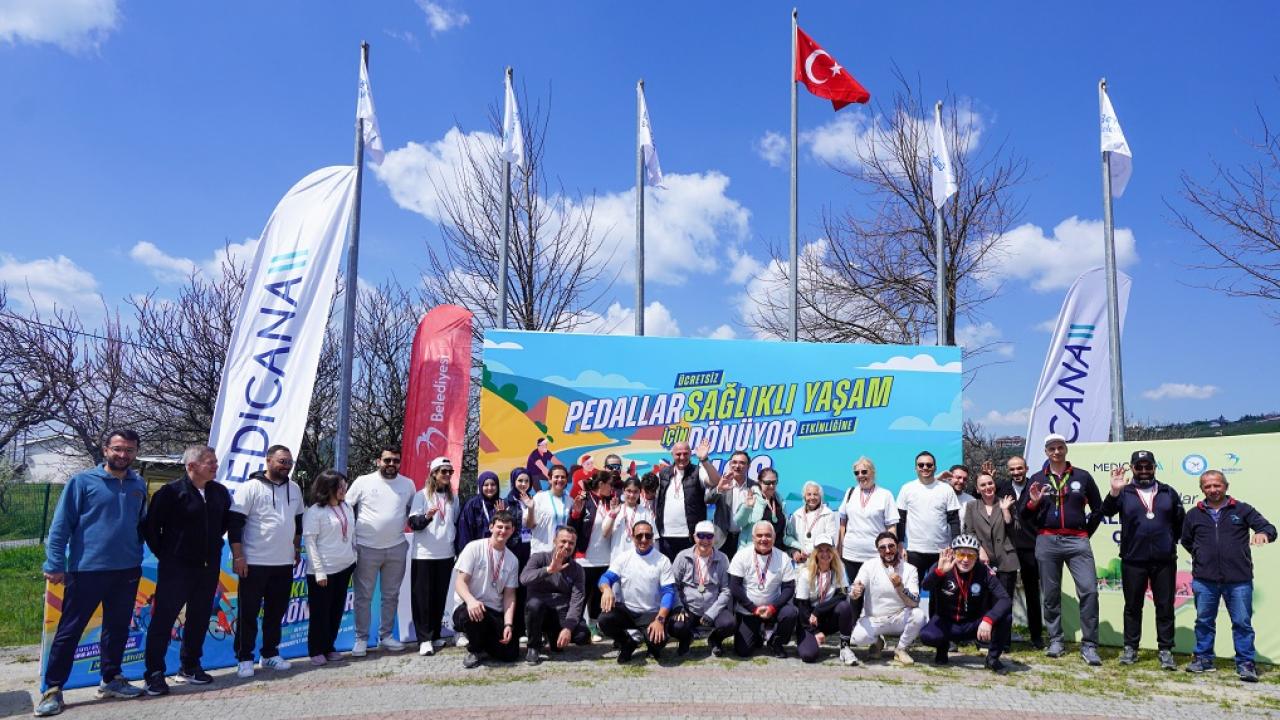 Beylikdüzü’nde pedallar sağlık için döndü