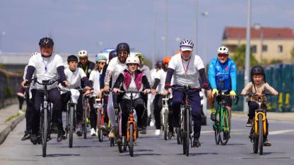 Beylikdüzü’nde pedallar sağlık için döndü