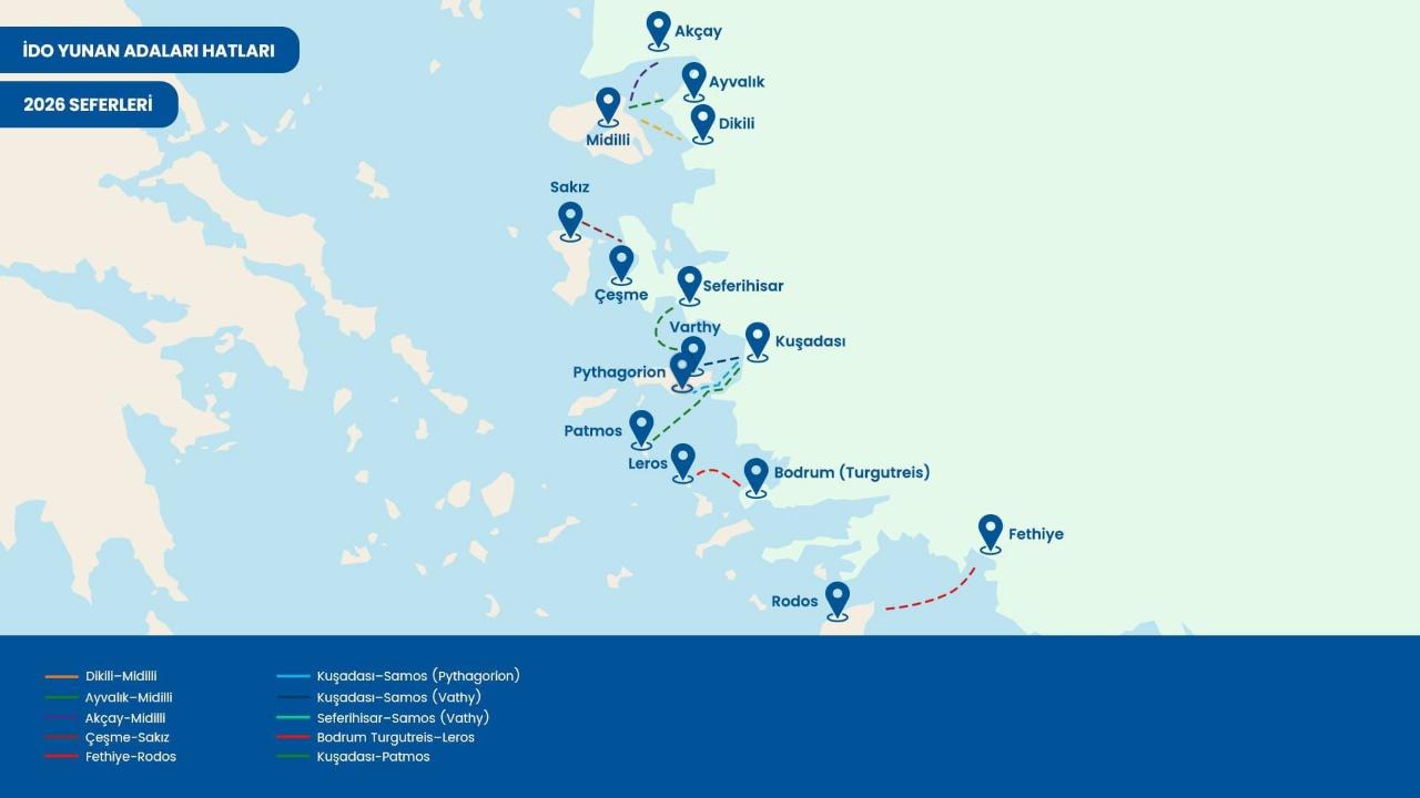 Ege’de kapıda vize müjdesi: İDO’dan dev kapasite artışı