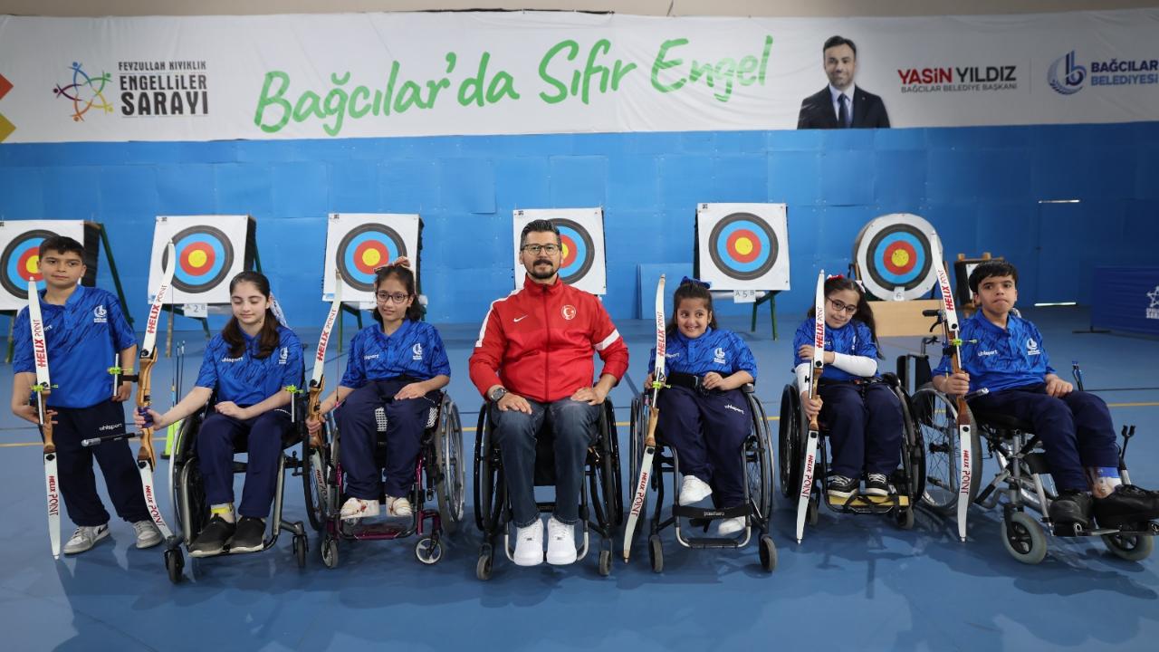 Türkiye’nin ilk engelli çocuk okçuluk takımı Bağcılar’da