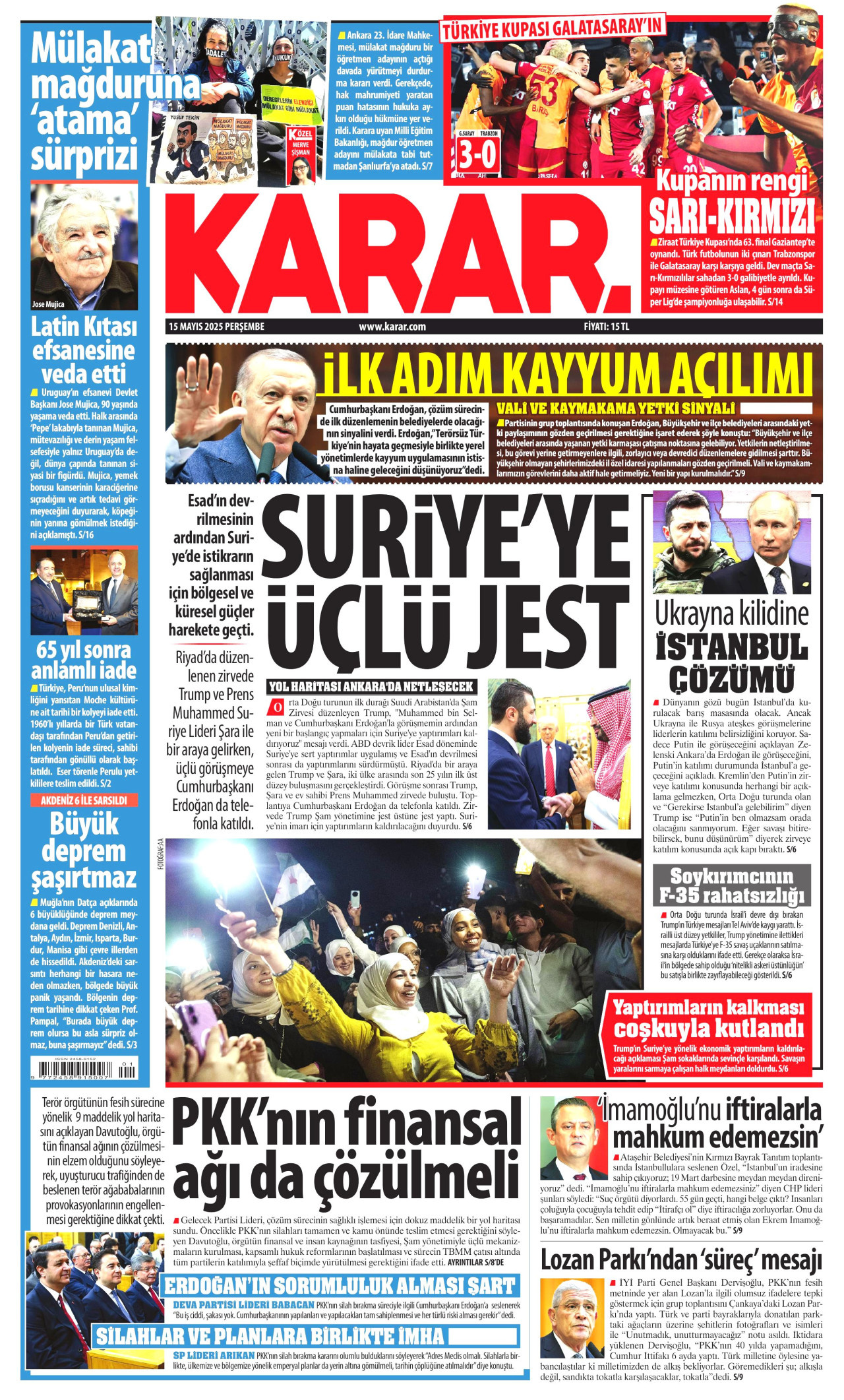 KARAR Gazete Manşeti
