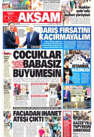 AKŞAM Gazete Manşeti