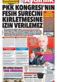 AYDINLIK GAZETESİ Gazete Manşeti