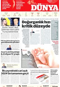 DÜNYA Gazete Manşeti