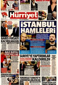 HÜRRİYET Gazete Manşeti