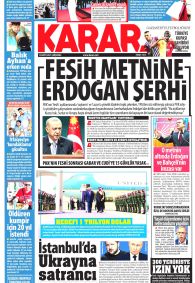 KARAR Gazete Manşeti