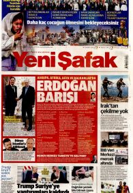 YENİ ŞAFAK Gazete Manşeti