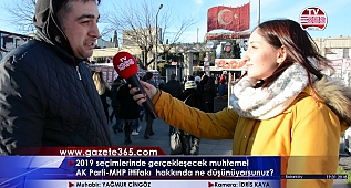 AK Parti -MHP ittifakı için vatandaş ne diyor? (Bakırköy)
