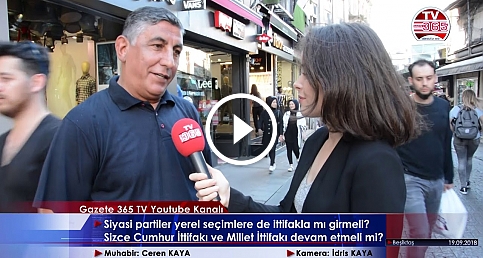 Beşiktaş'ta sorduk: Yerel seçimlerde ittifak olmalı mı? Cumhur ittifakı? Millet ittifakı?