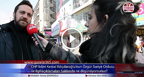 CHP lideri Kılıçdaroğlu'nun ÖSO açıklamalarına halk ne diyor? (Bakırköy)