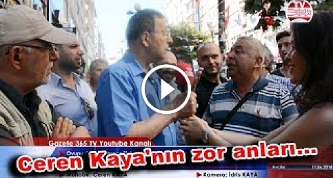 Gazete 365 TV ekibi yine AK Parti ve CHP'liler arasında kaldı: Kalabalığın arasına daldı...