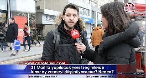 Şişli'de sorduk: Yerel seçimlerde kime oy vermeyi düşünüyorsunuz?