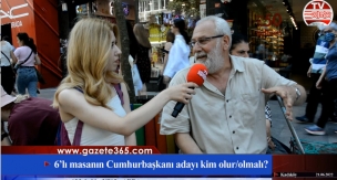 Sizce 6'lı masanın Cumhurbaşkanı adayı kim olur?